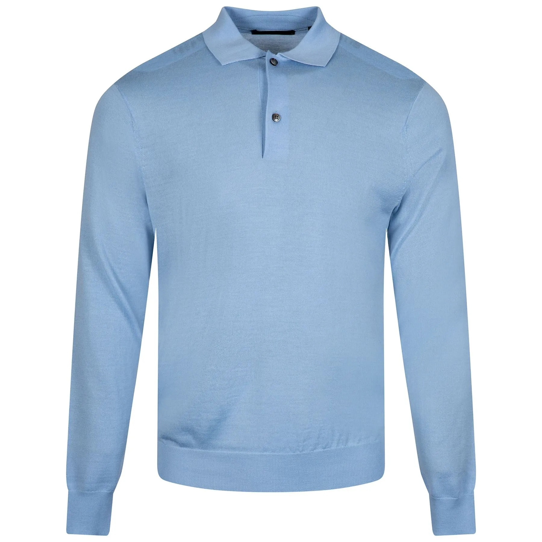 Saratoga Sweater Polo Wolf Blue - AW24