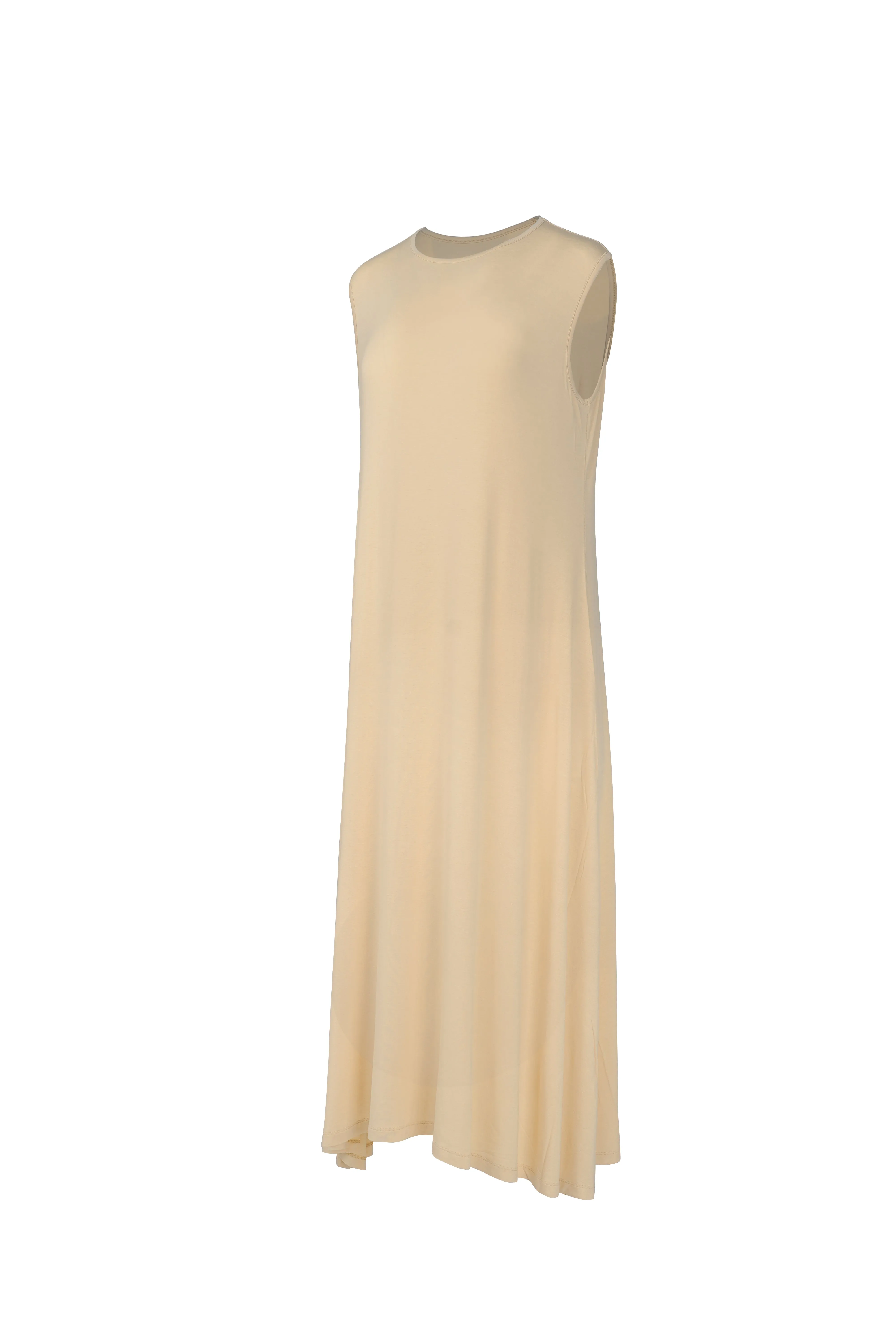 Sleeveless Inner Dress - Almond