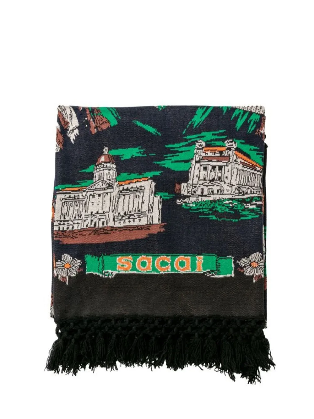 Souvenir Jacquard Knit Scarf 1