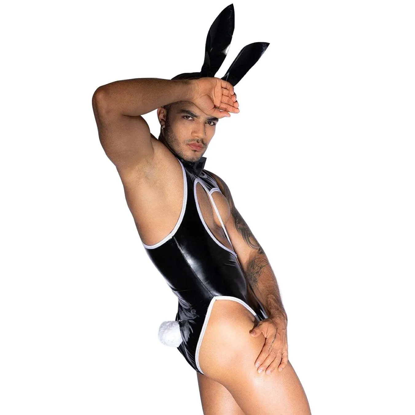 Stag do Rabbit Man Party Costume Night Club Uniform