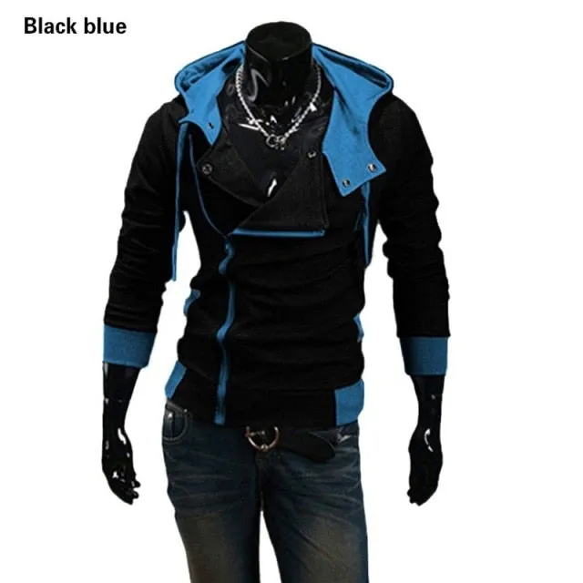 Swag Zipper Cardigan Hoodies Men Fashion Hooded Sweatshirts Spring Spring Sportswear Long Sleeve Slim Tracksuit Jacket