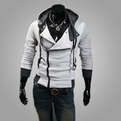 Swag Zipper Cardigan Hoodies Men Fashion Hooded Sweatshirts Spring Spring Sportswear Long Sleeve Slim Tracksuit Jacket