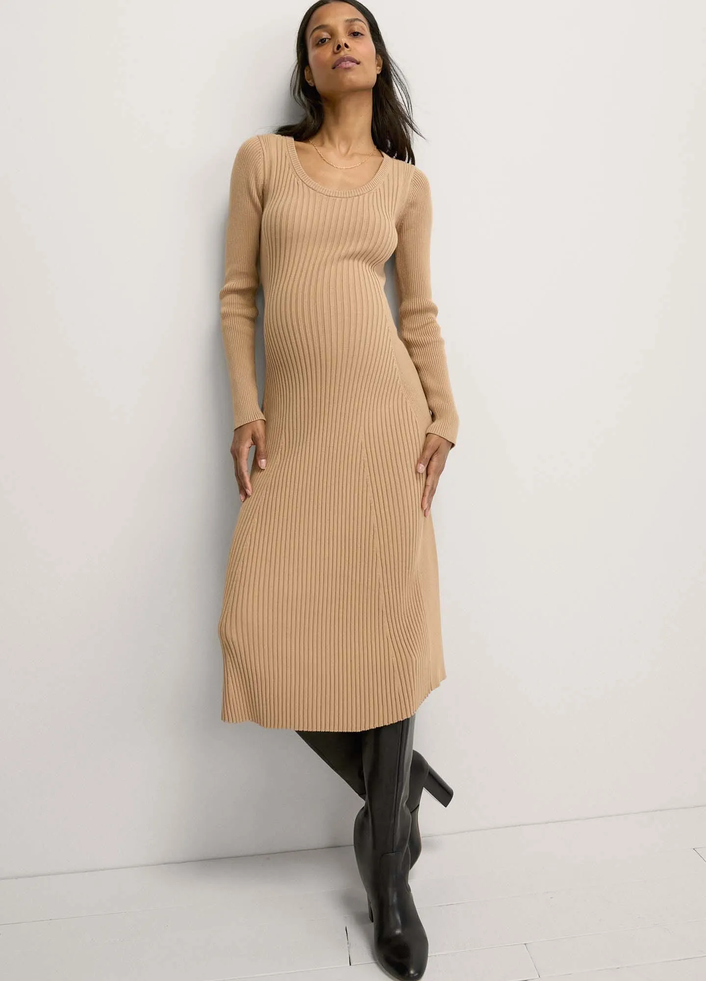 The Dasha Rib Knit Dress