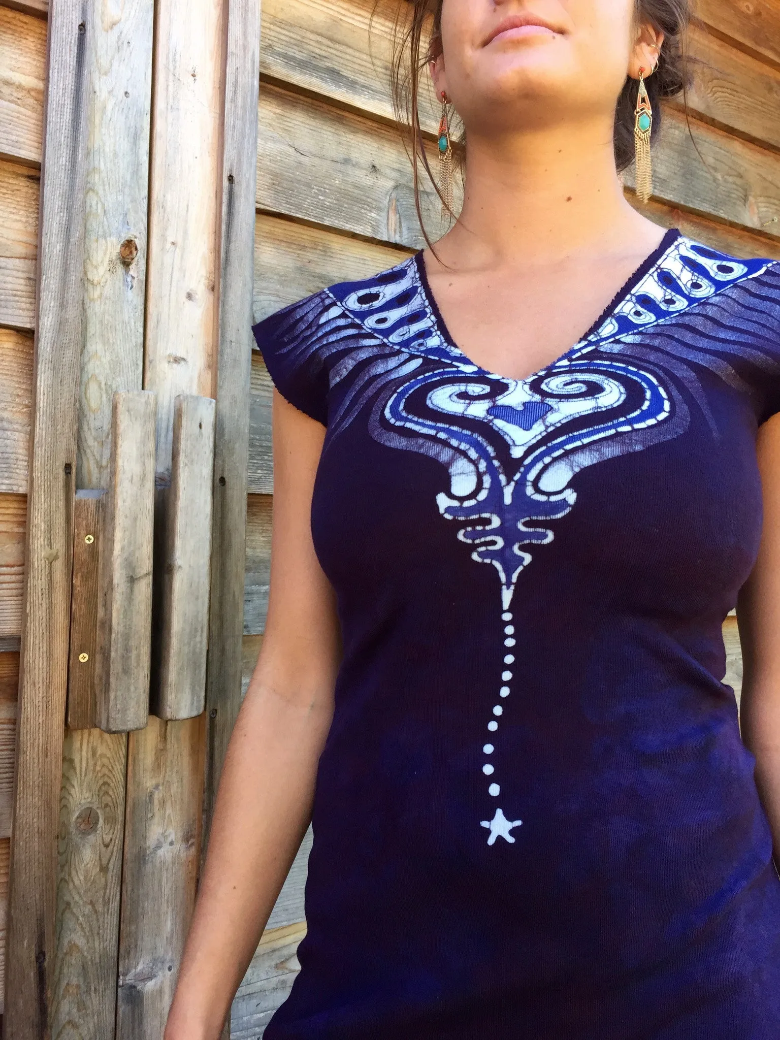 The Story Of My Love Organic Cotton Batik Dress