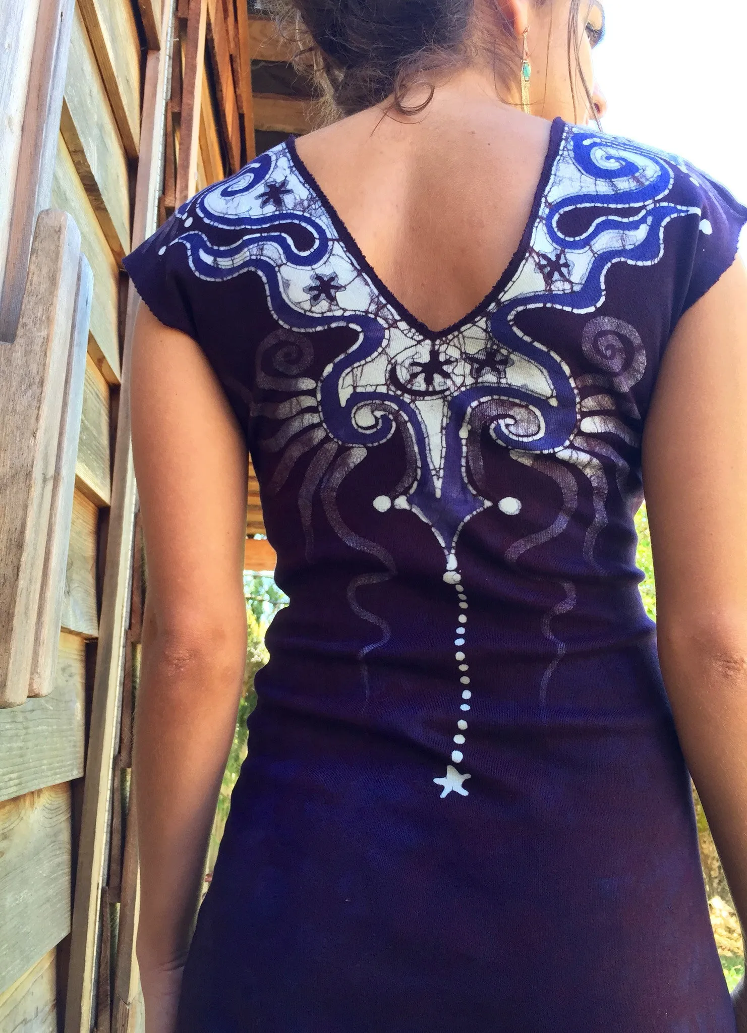 The Story Of My Love Organic Cotton Batik Dress