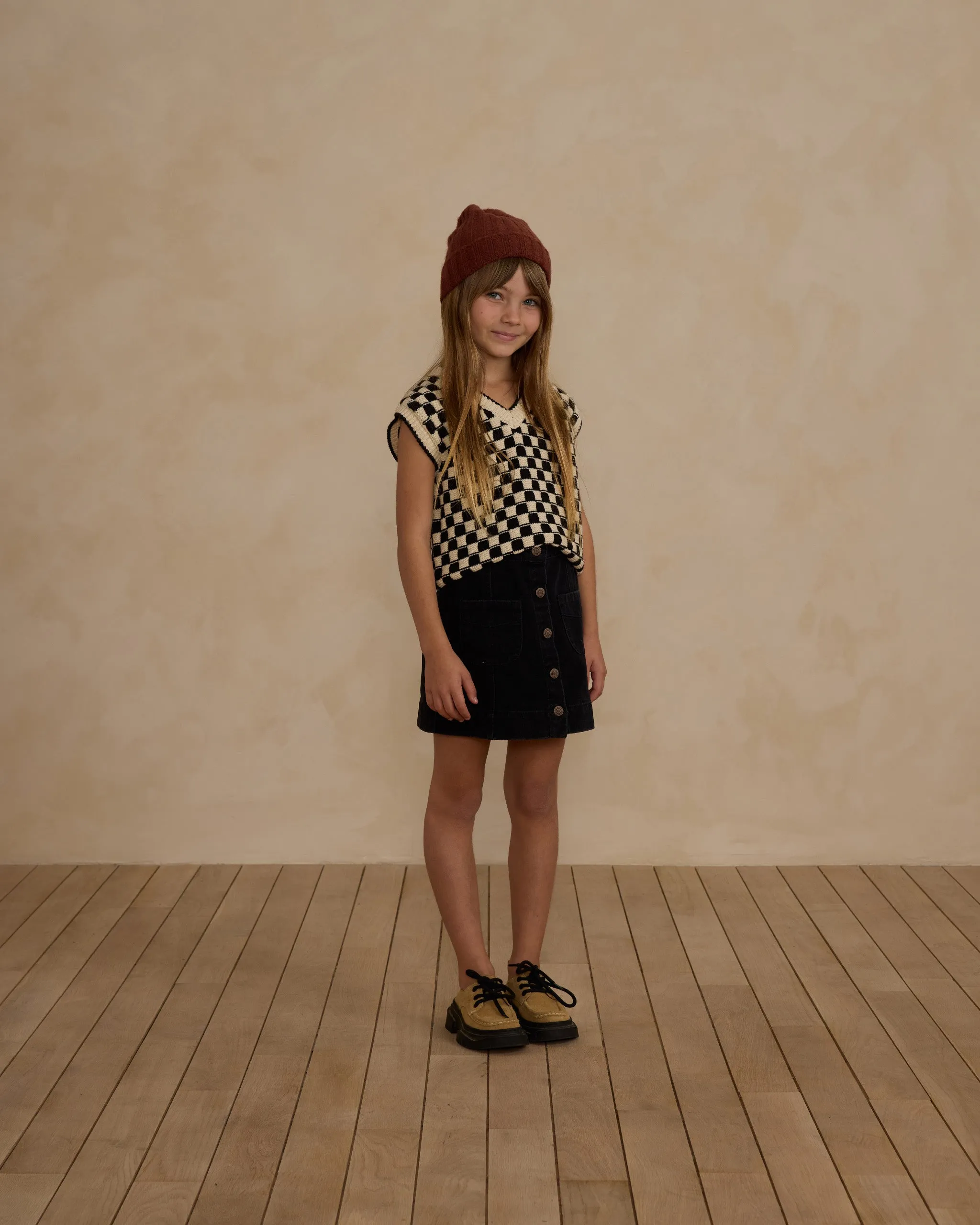 The Sweater Vest by Rylee   Cru - Check - KIDS