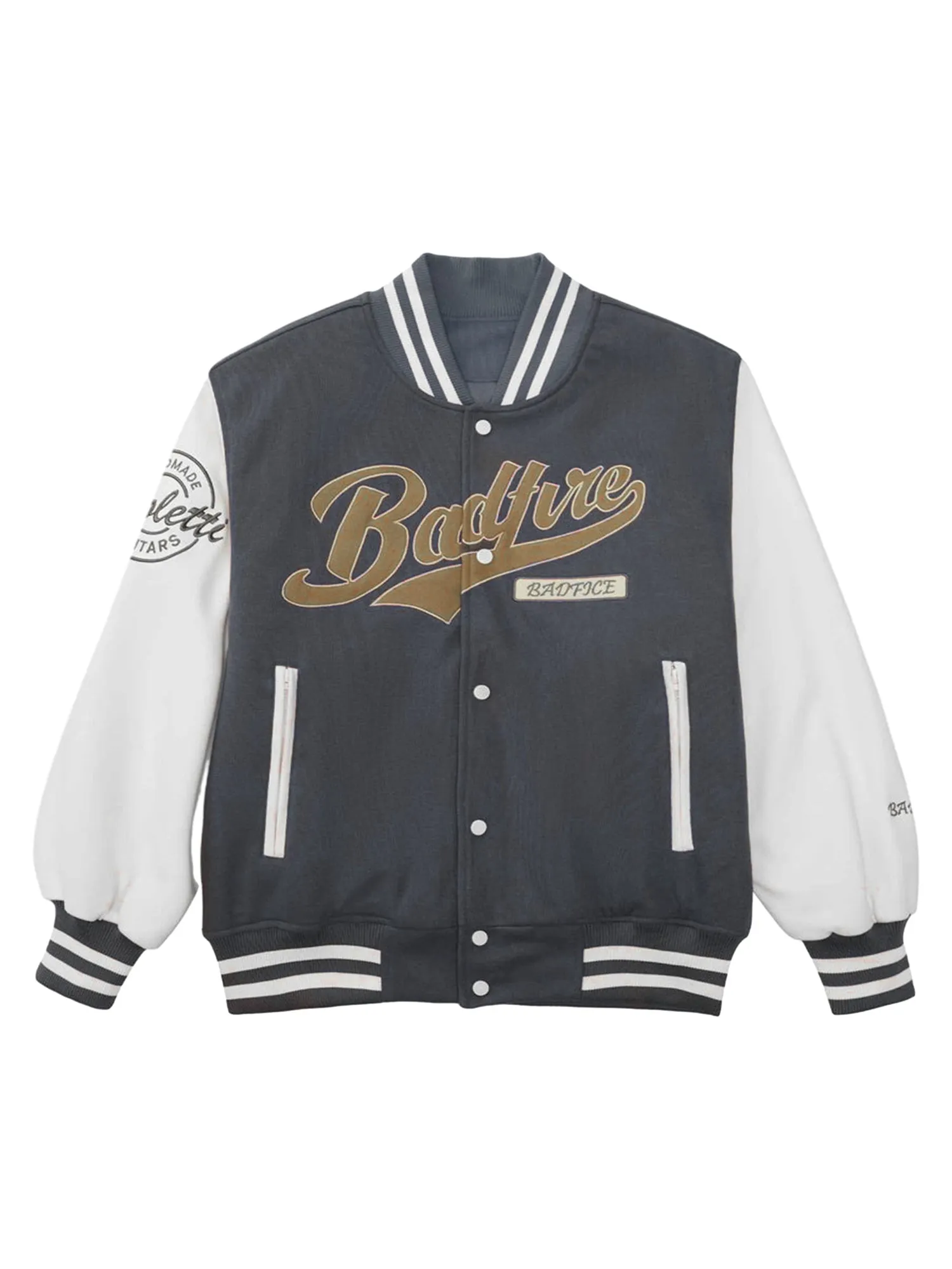 Thesupermade Embroidered Baseball Bomber Jacket