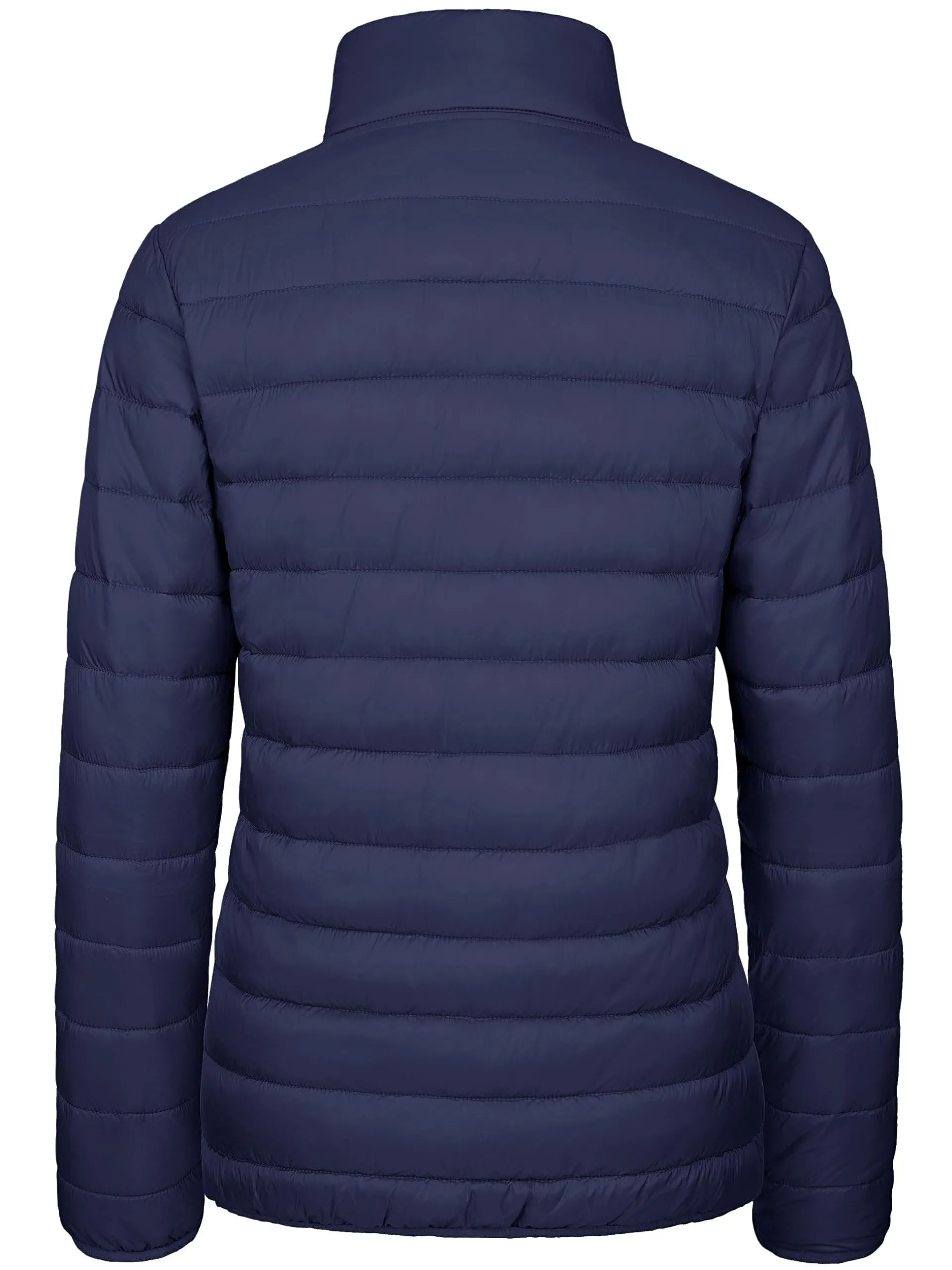 Ultra-Lightweight Quilted Puffer Coat - Fuss-Free Zip Up, Cozy Long Sleeves, Exceptional Warmth Retention - Ideal for Chilly Fall & Winter Days, Womens Casual Outerwear for Everyday Wear