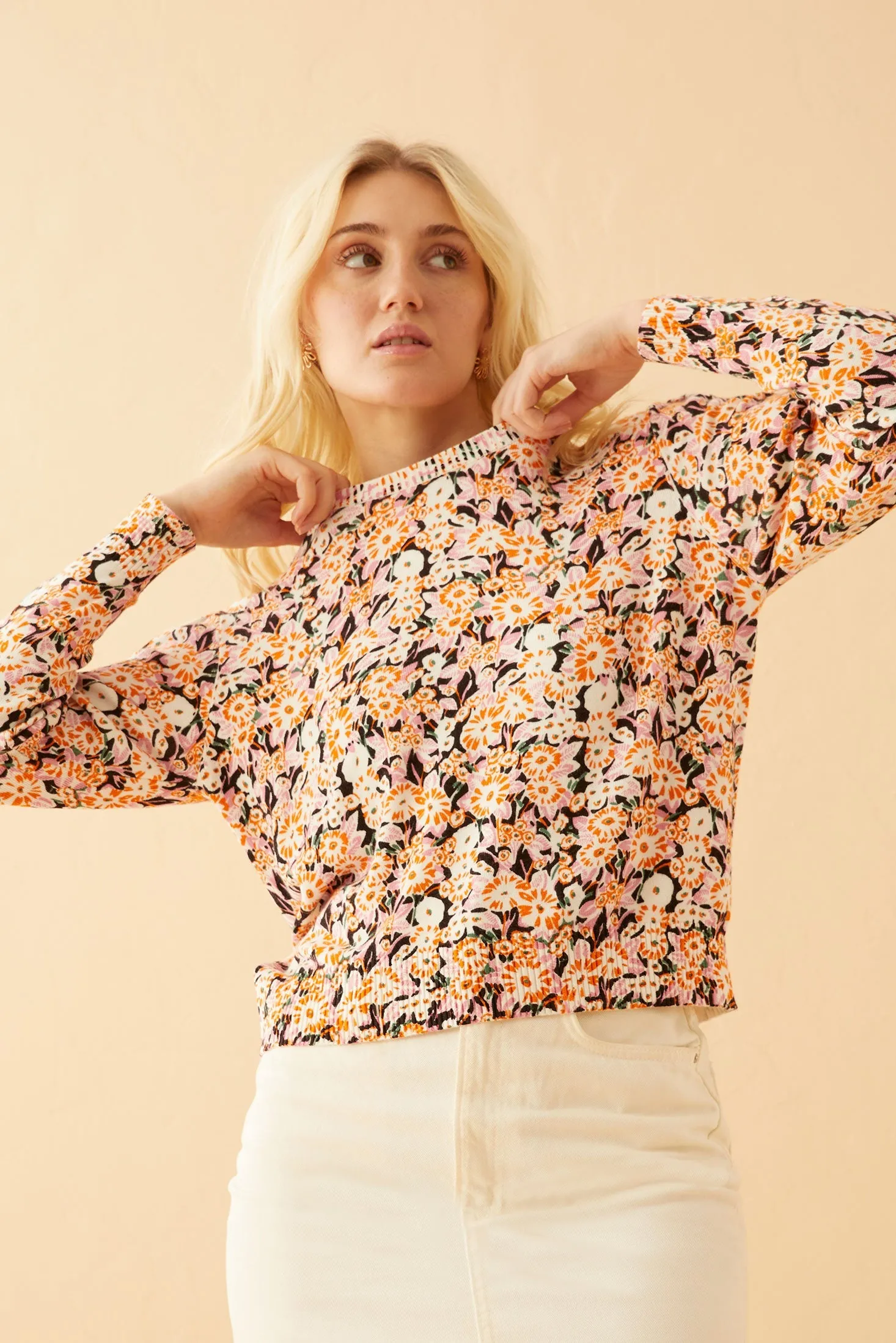 Uma Floral Sweater