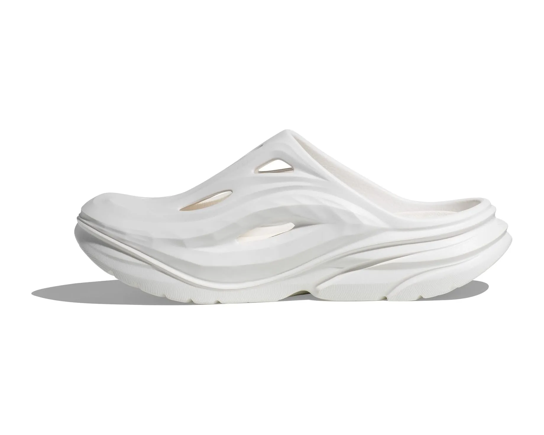 UNISEX HOKA ORA RECOVERY MULE | WHITE / WHITE