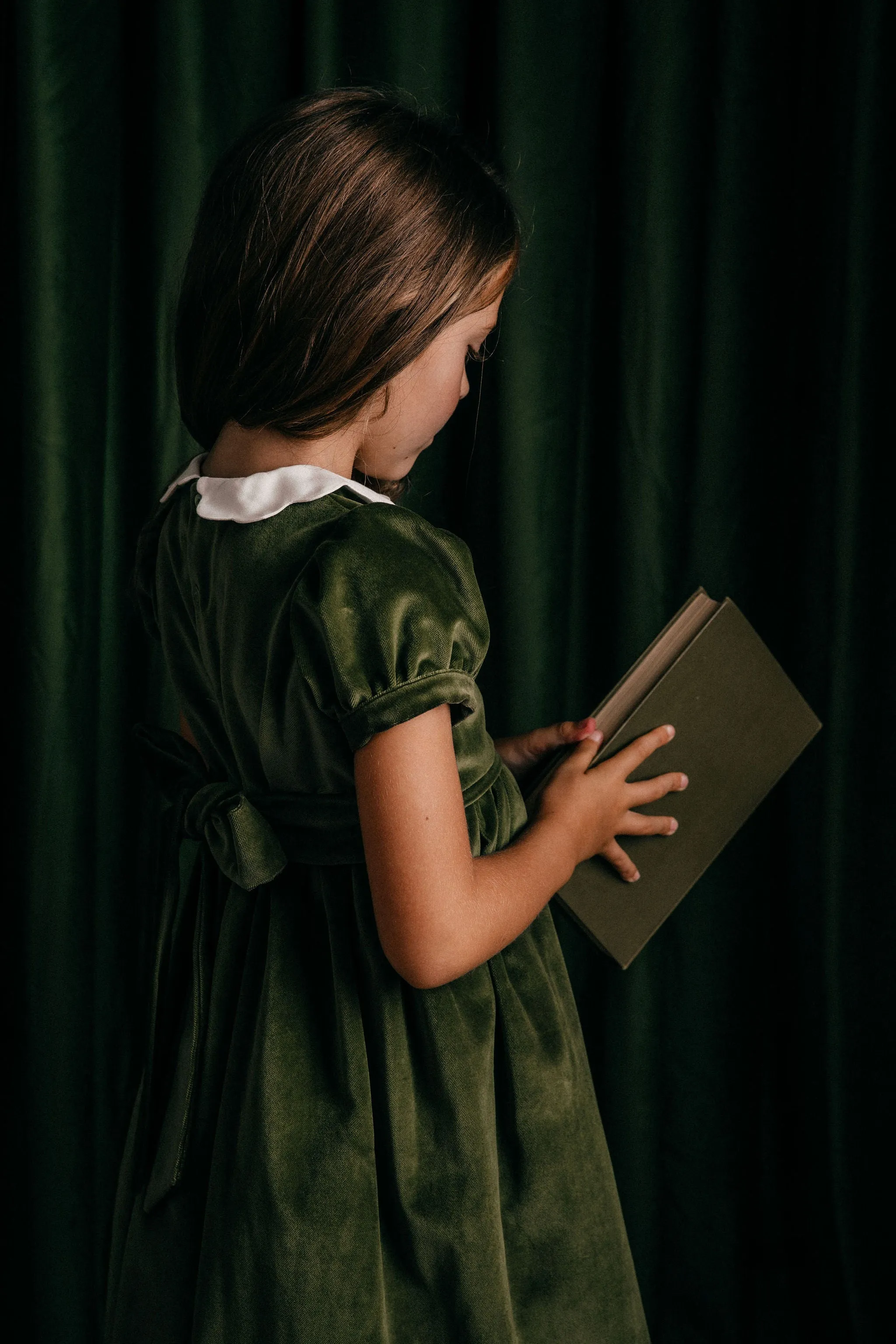 Velvet Dress - Green