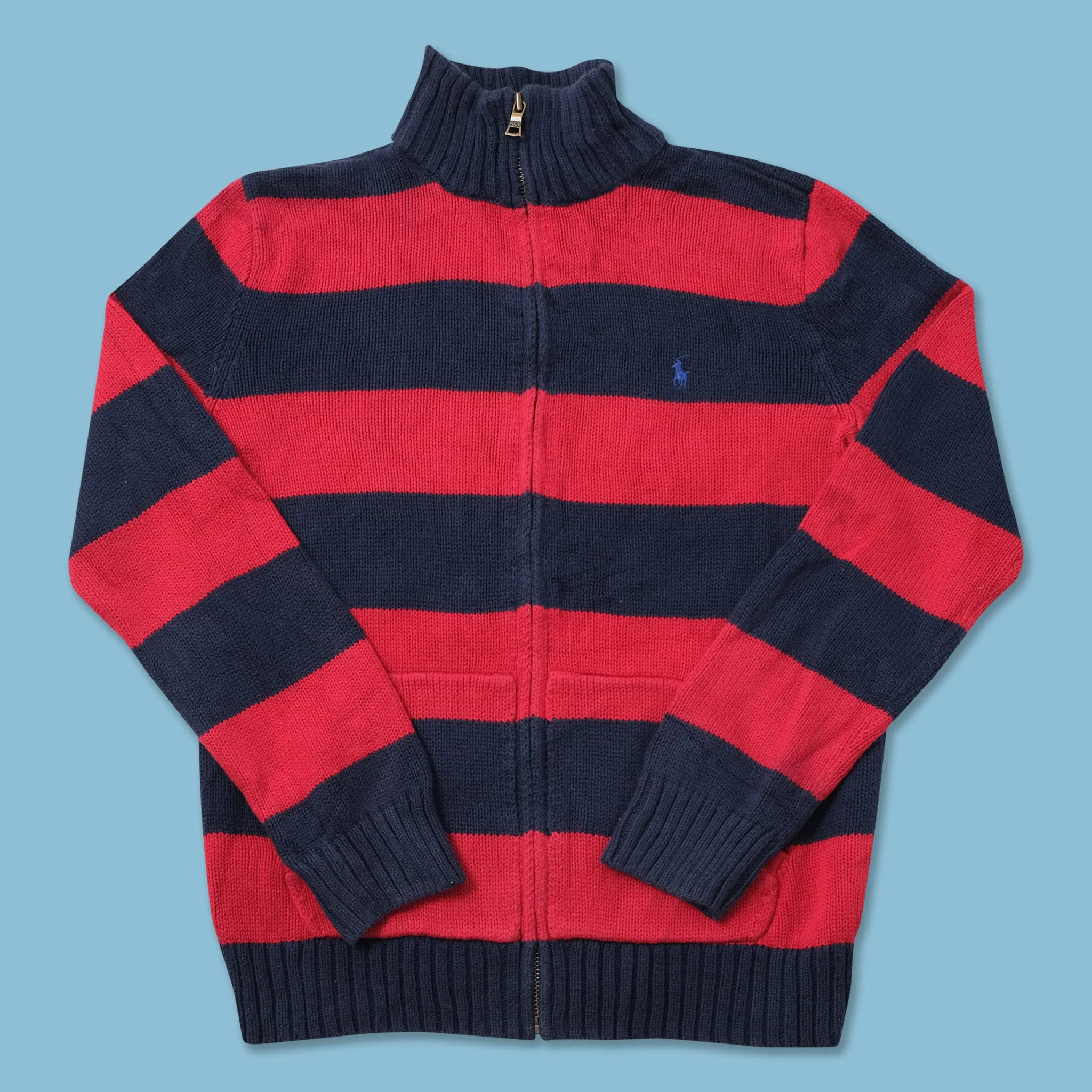 Vintage Polo Ralph Lauren Kids Knit Jacket Small