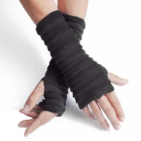 Wristees® Fingerless Gloves - Black